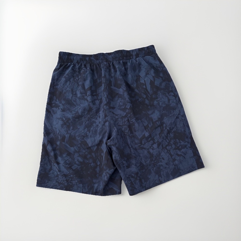 Second Skin Bermuda Shorts Men's Medium Blue/Black Elastic Waist Drawstring - Picture 4 of 7